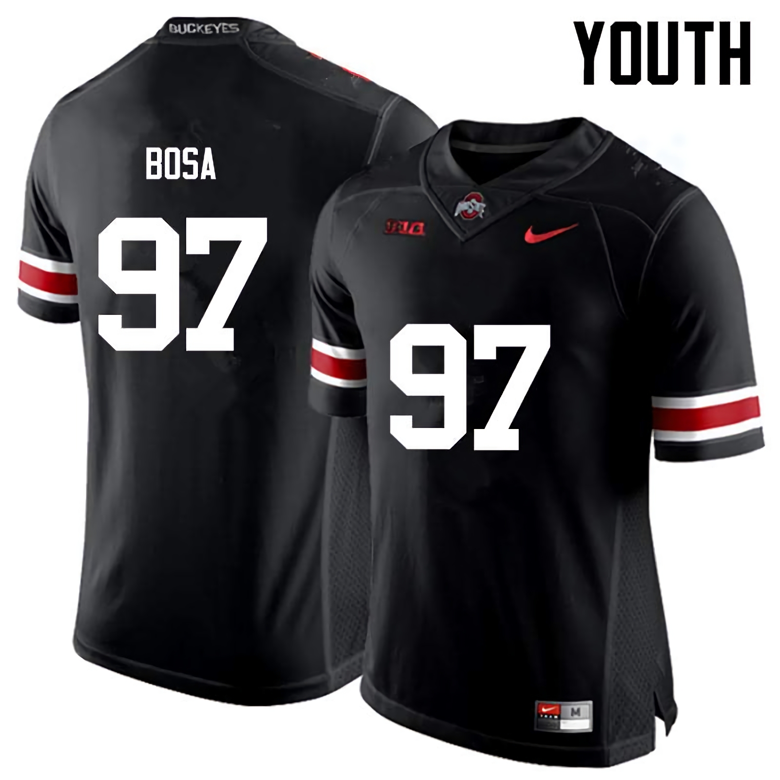 Nick Bosa Ohio State Buckeyes Youth NCAA #97 Nike Black College Stitched Football Jersey MKO8156VT